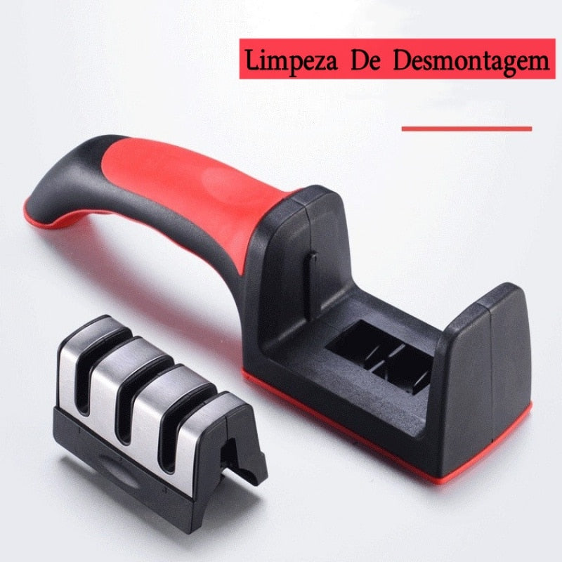 Professional Stainless Steel Knives Sharpster With 3 Professional Sharppers 21.5*5.8*5.1 CM