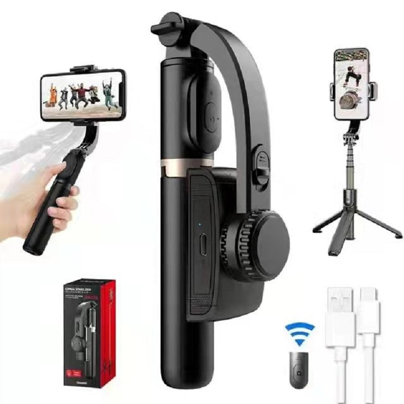 Handheld gimbal bracket mobile phone stabilizer mobile video shooting video recording three-axis anti-shaking multi-function int