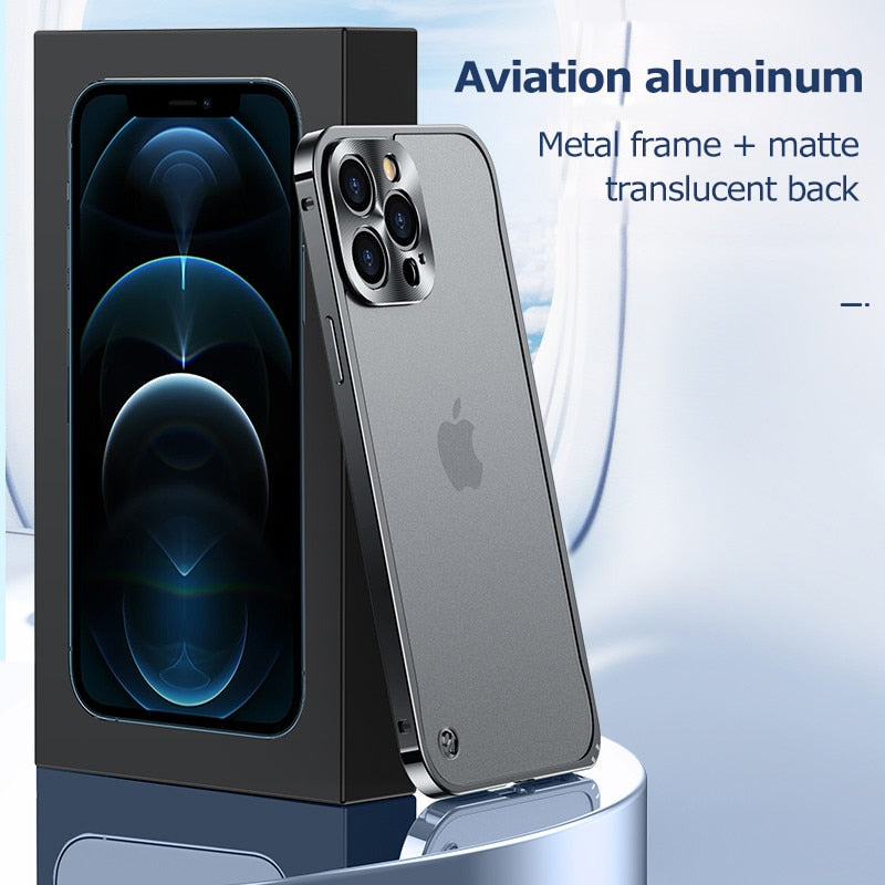 Metal Aluminum Alloy For Magsafe Magnetic Wireless Charging Case For iPhone 14 13 12 11 Plus Pro Max with Lens Protective