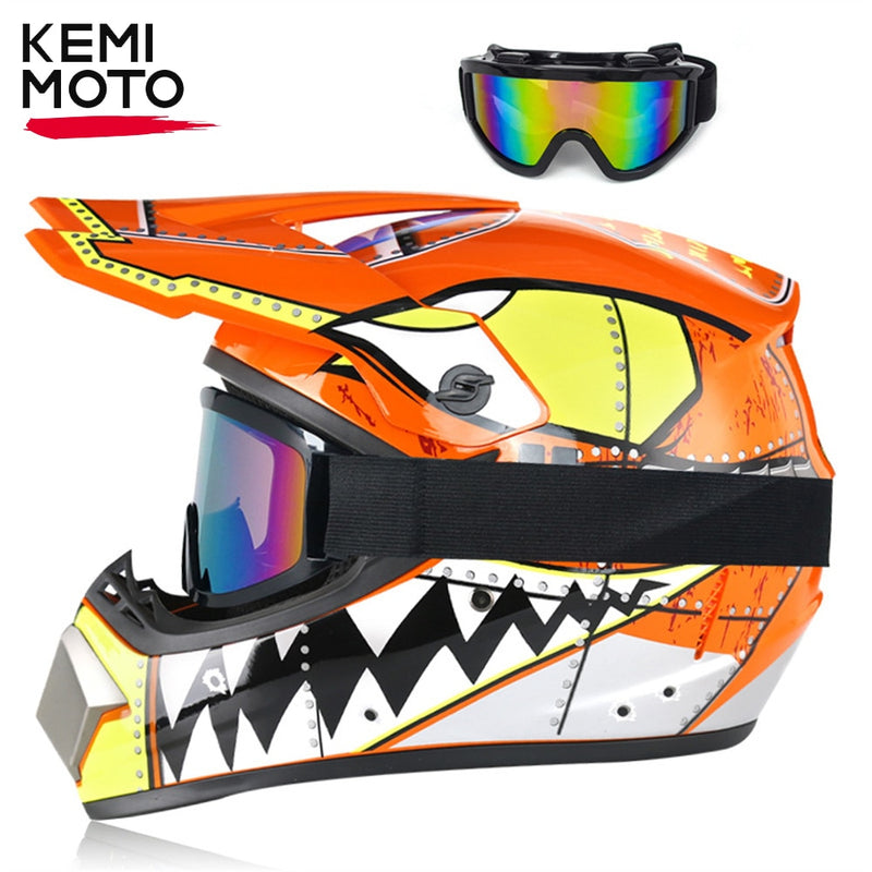 Motorcycle Off-road Helmets Motocross Capacete Casco Moto Bicycle Downhill Helmet Dot Approved ATV Dirt DH Racing Cross Unisex