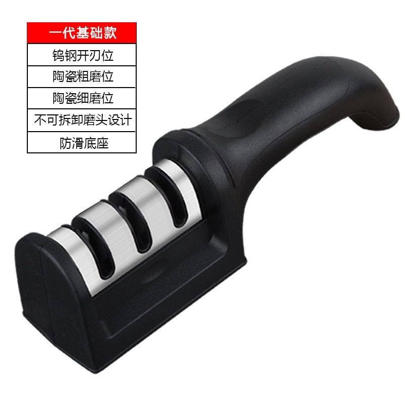 Professional Stainless Steel Knives Sharpster With 3 Professional Sharppers 21.5*5.8*5.1 CM