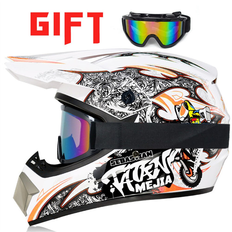 Motorcycle Off-road Helmets Motocross Capacete Casco Moto Bicycle Downhill Helmet Dot Approved ATV Dirt DH Racing Cross Unisex