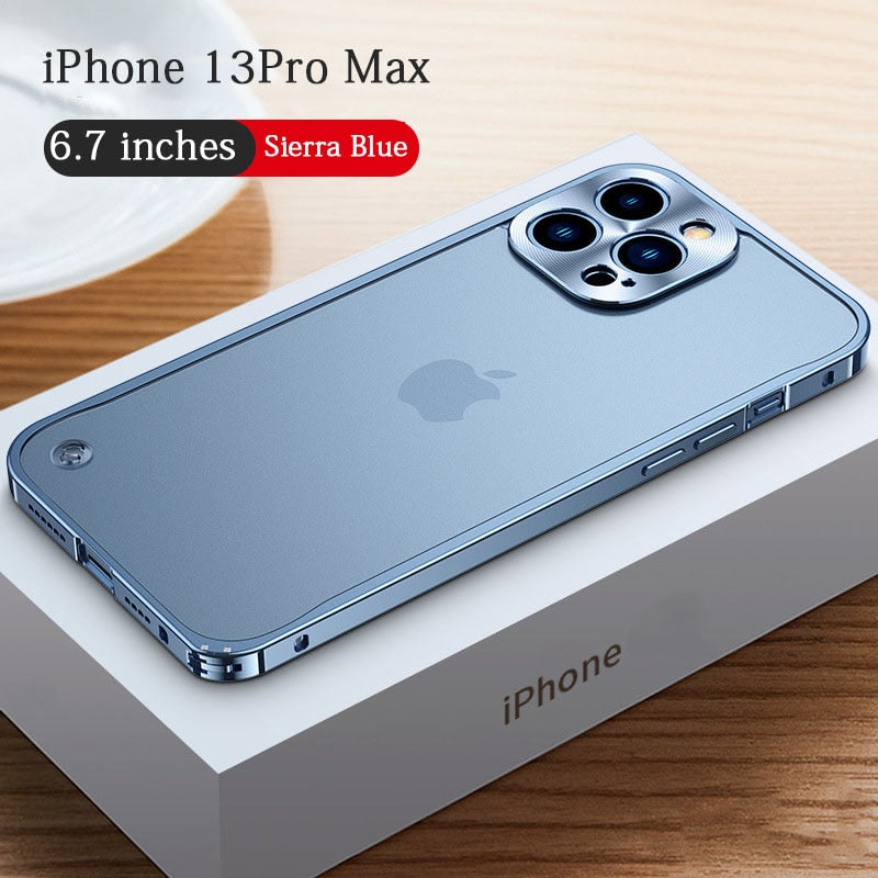 Metal Aluminum Alloy For Magsafe Magnetic Wireless Charging Case For iPhone 14 13 12 11 Plus Pro Max with Lens Protective