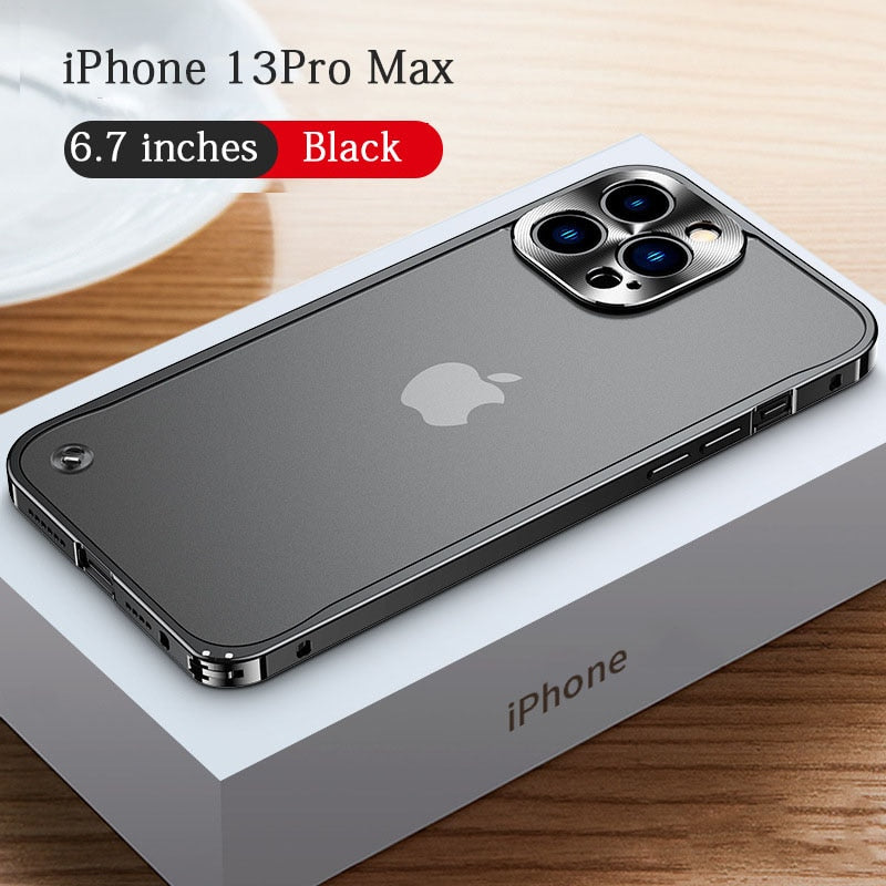 Metal Aluminum Alloy For Magsafe Magnetic Wireless Charging Case For iPhone 14 13 12 11 Plus Pro Max with Lens Protective