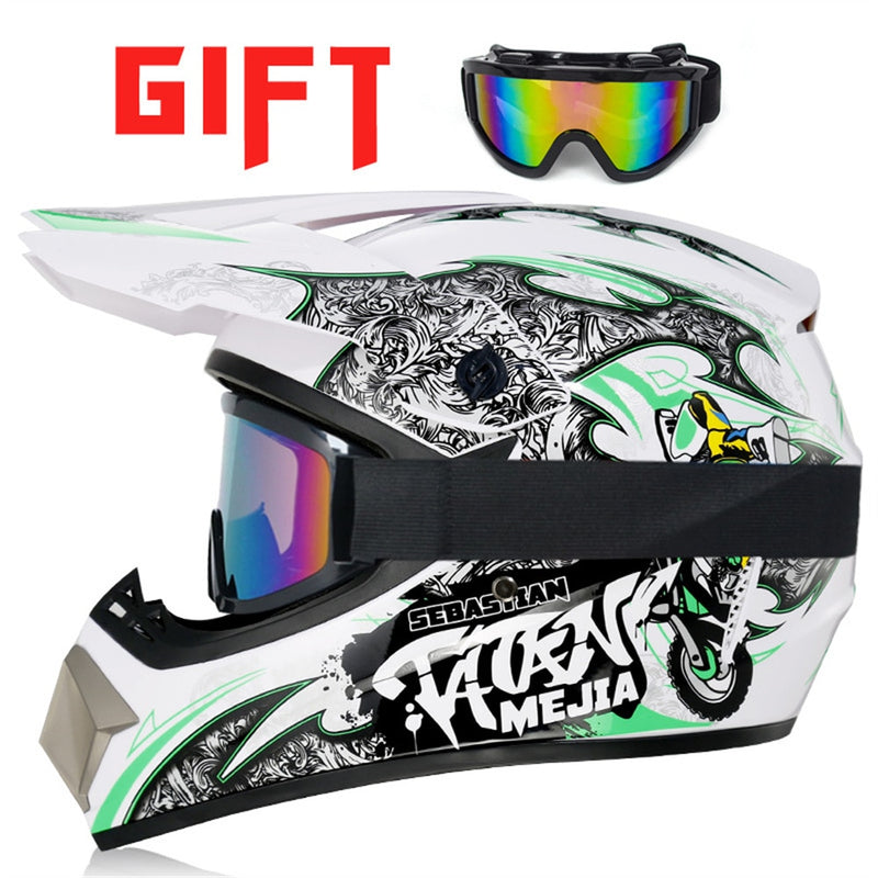 Motorcycle Off-road Helmets Motocross Capacete Casco Moto Bicycle Downhill Helmet Dot Approved ATV Dirt DH Racing Cross Unisex