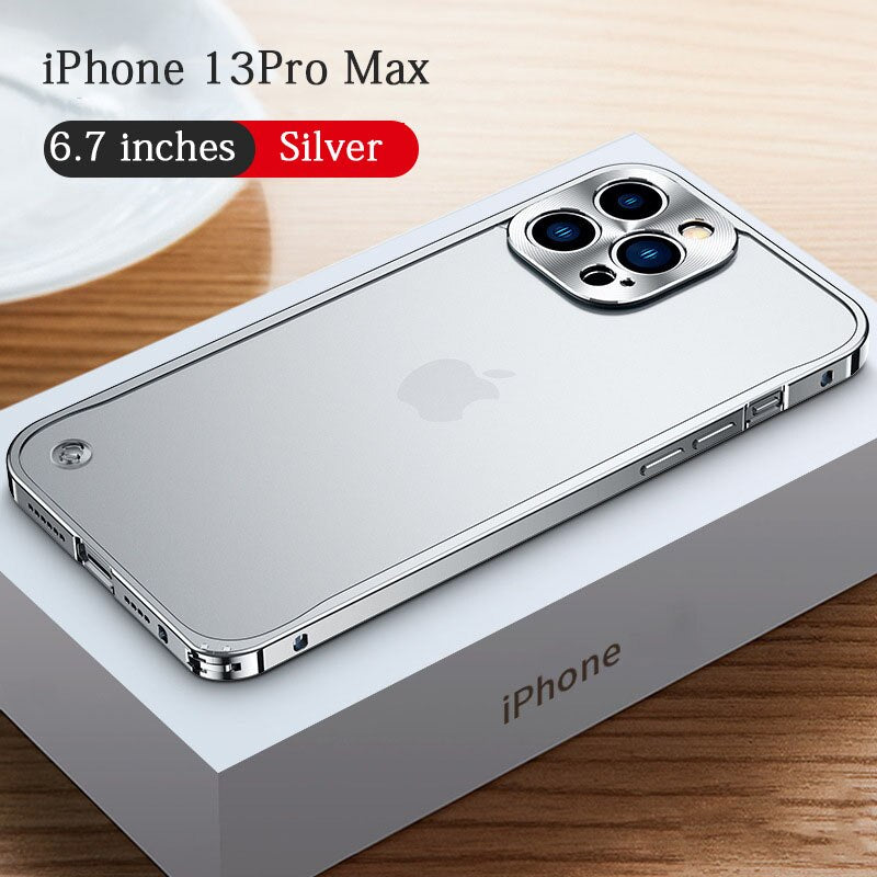 Metal Aluminum Alloy For Magsafe Magnetic Wireless Charging Case For iPhone 14 13 12 11 Plus Pro Max with Lens Protective