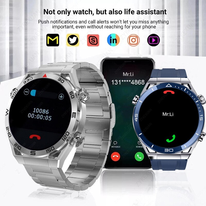 For HUAWEI Ultimate Smart Watch Men Bluetooth Call Compass NFC 100+ Sports GPS Tracker Motion Smartwatch Waterproof Watches 2023