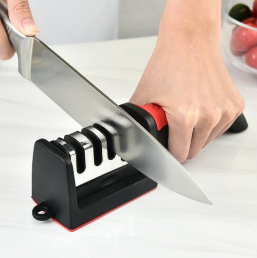 Professional Stainless Steel Knives Sharpster With 3 Professional Sharppers 21.5*5.8*5.1 CM