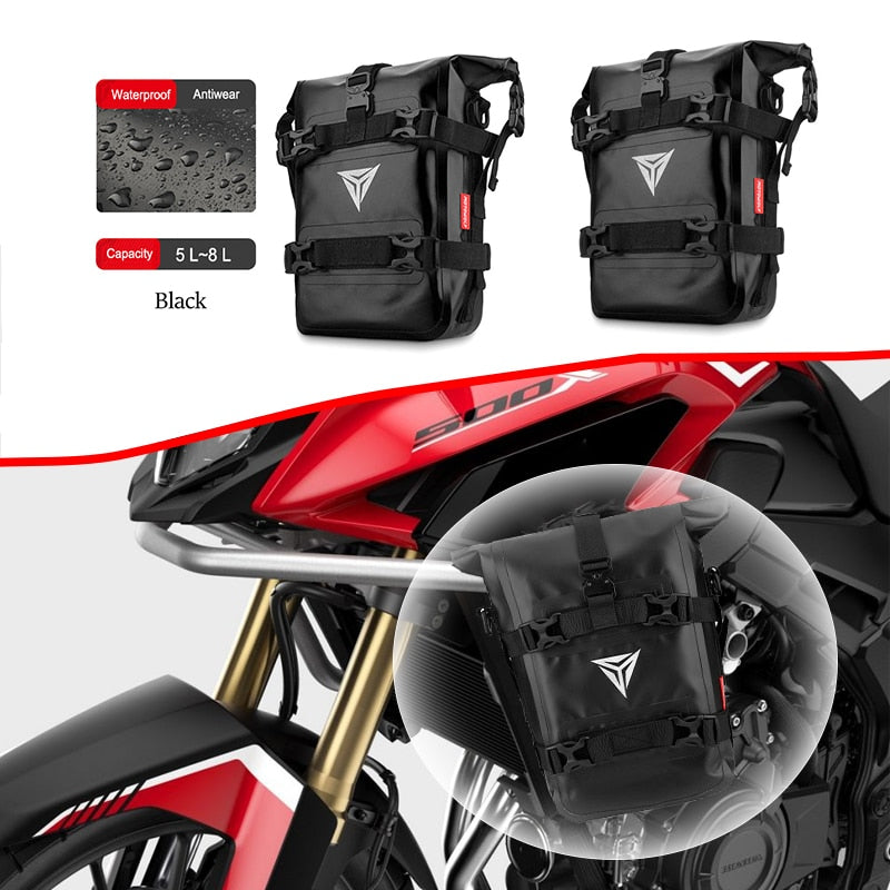 CB500X CB400X Crash Bars Bag Bumper Frame Bags Repair Tool Placement Waterproof Bag Toolbox For Honda CB 500X CB500 X 2013-2022