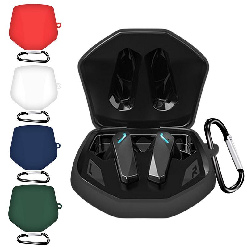 Headphone Storage Case Zipper Hard Carry Bag ForLenovo GM2 PRO Earphone Travel Bag Silicone Case For Wireless Headphones